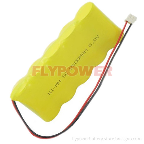 Ni-MH Battery 6.0V Sc2500mAh Rechargeable Battery Pack (5S of FH-Sc2500)
